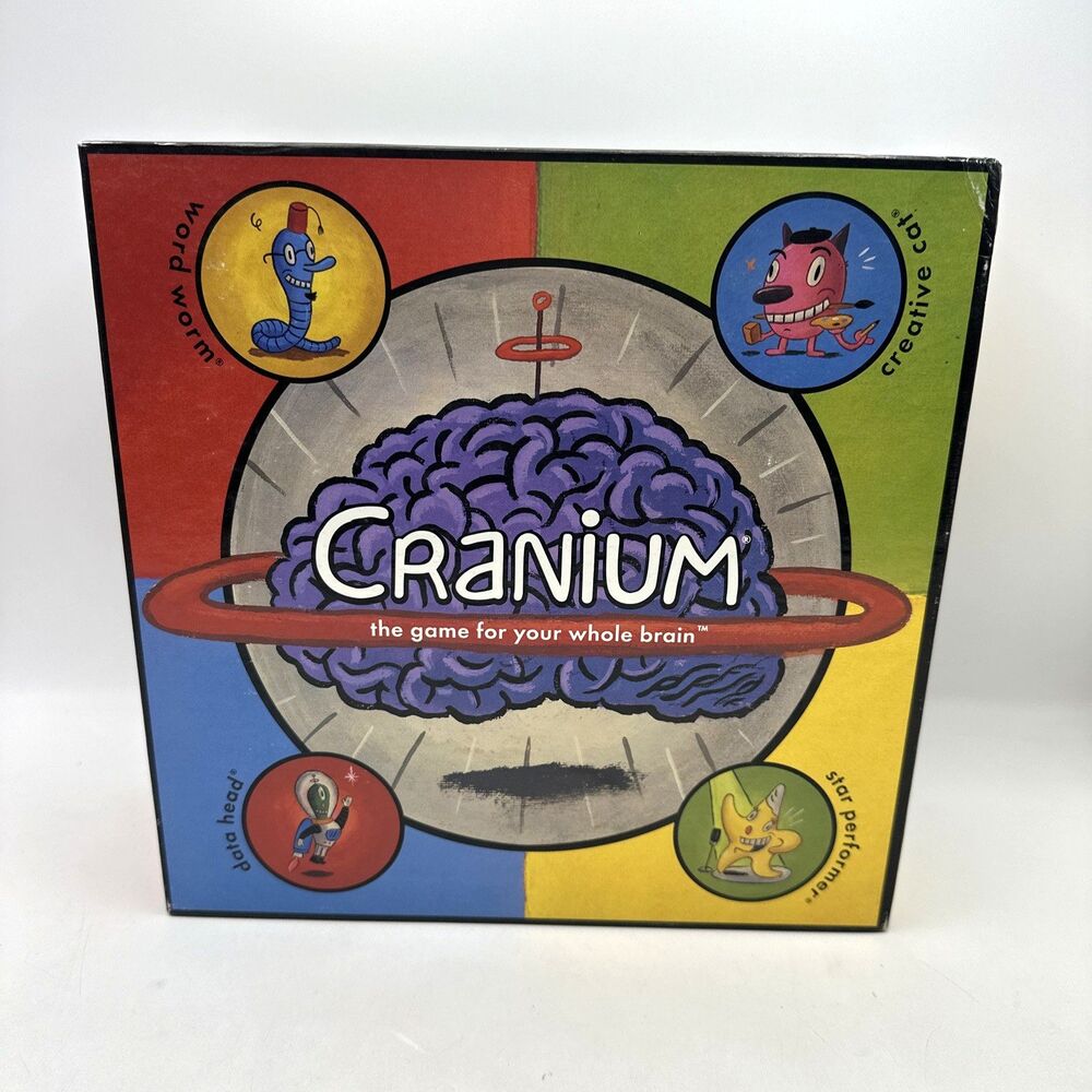 Cranium The Game For Your Whole Brain Outrageous Game Original NEW